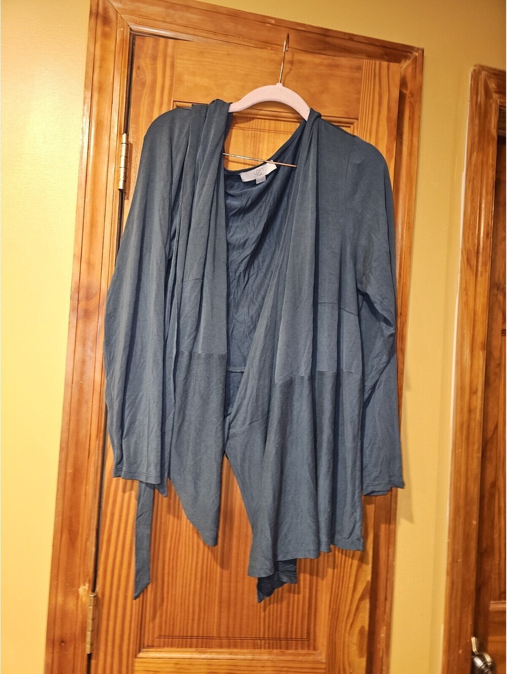 Loft teal Long Sleeve Wrap Blouse Top Women’s Plus Size 20-22